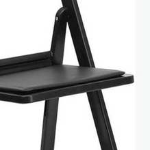 Load image into Gallery viewer, Black Resin Folding chair Box with 4 chairs