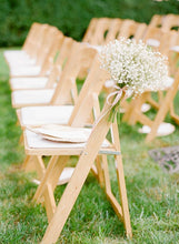 Load image into Gallery viewer, Natural Wood Folding chairs Box of 4 chairs