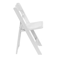 Load image into Gallery viewer, White Resin Folding Chairs Box of 4